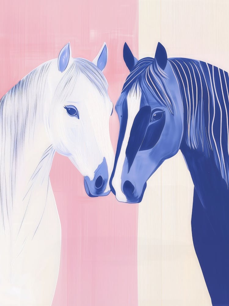 Two Horses In Love
