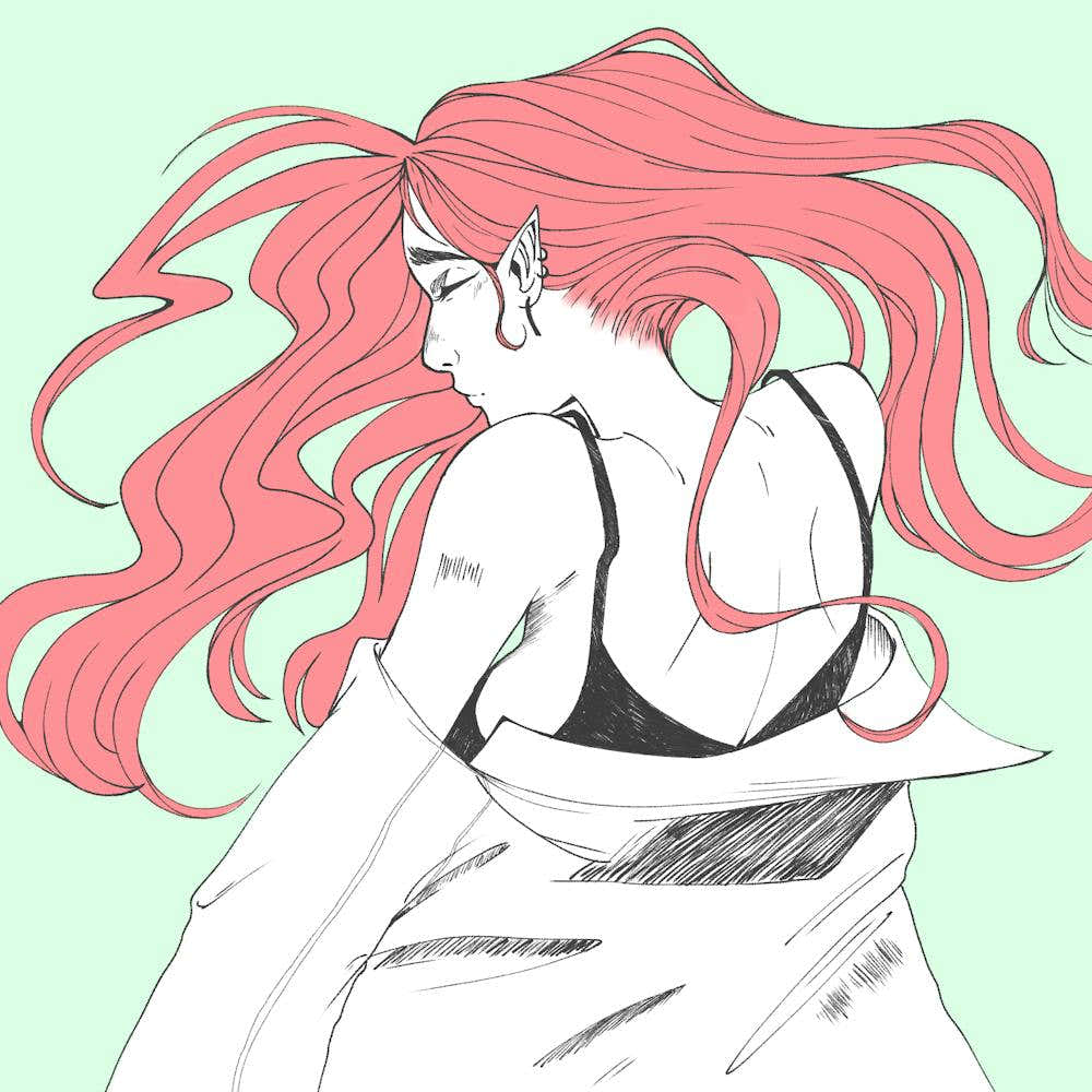 Pink Haired Girl