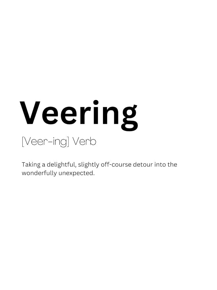 Veering Definition Meaning