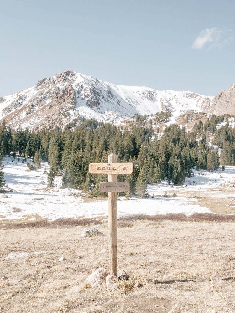 Colorado Hiking Sign