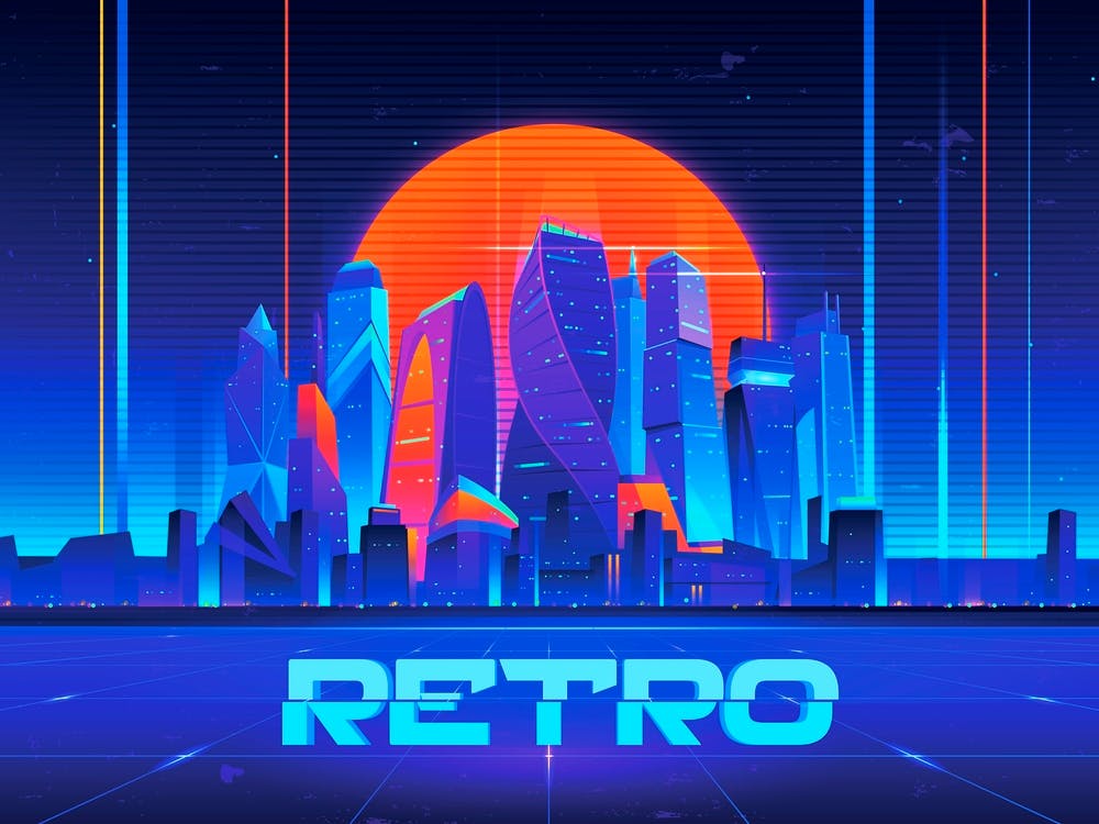 Synthwave Neon City - Retro