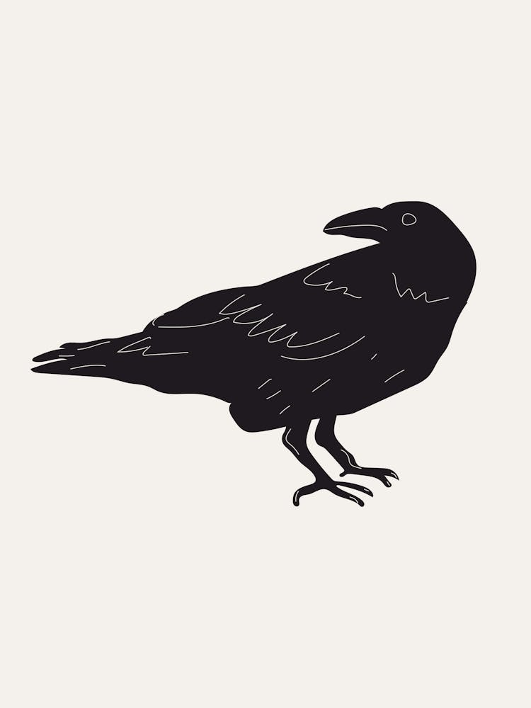 Crow Halloween Poster