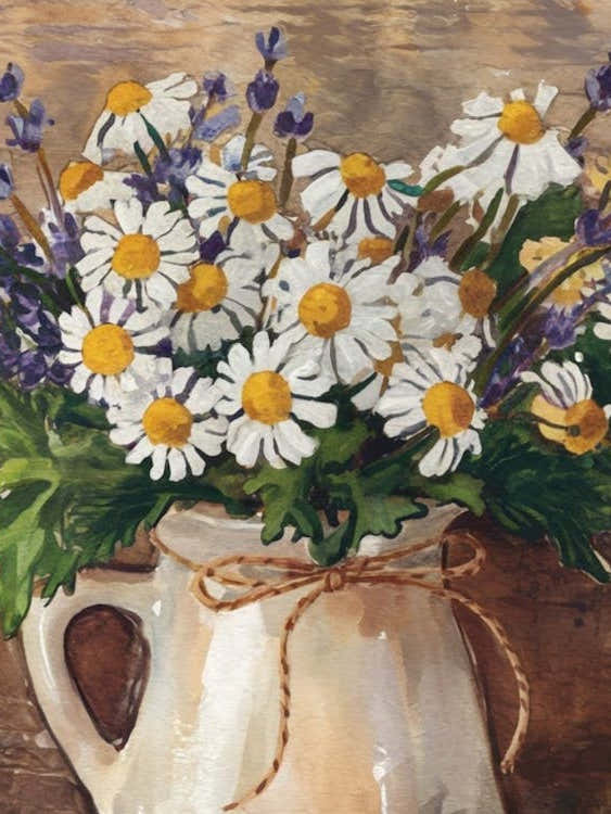 Charming Chamomile Still Life - Floral