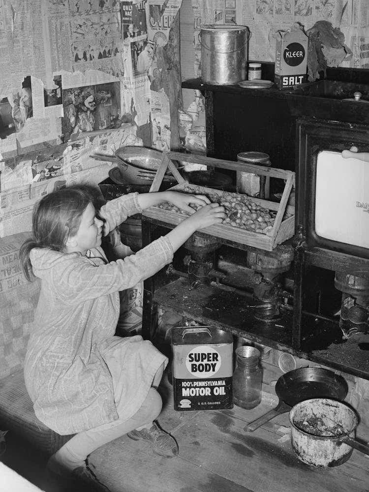 Kitchen In House Provided For Migratory Berry Picker Near Ponchatoula, Louisiana By Russell Lee