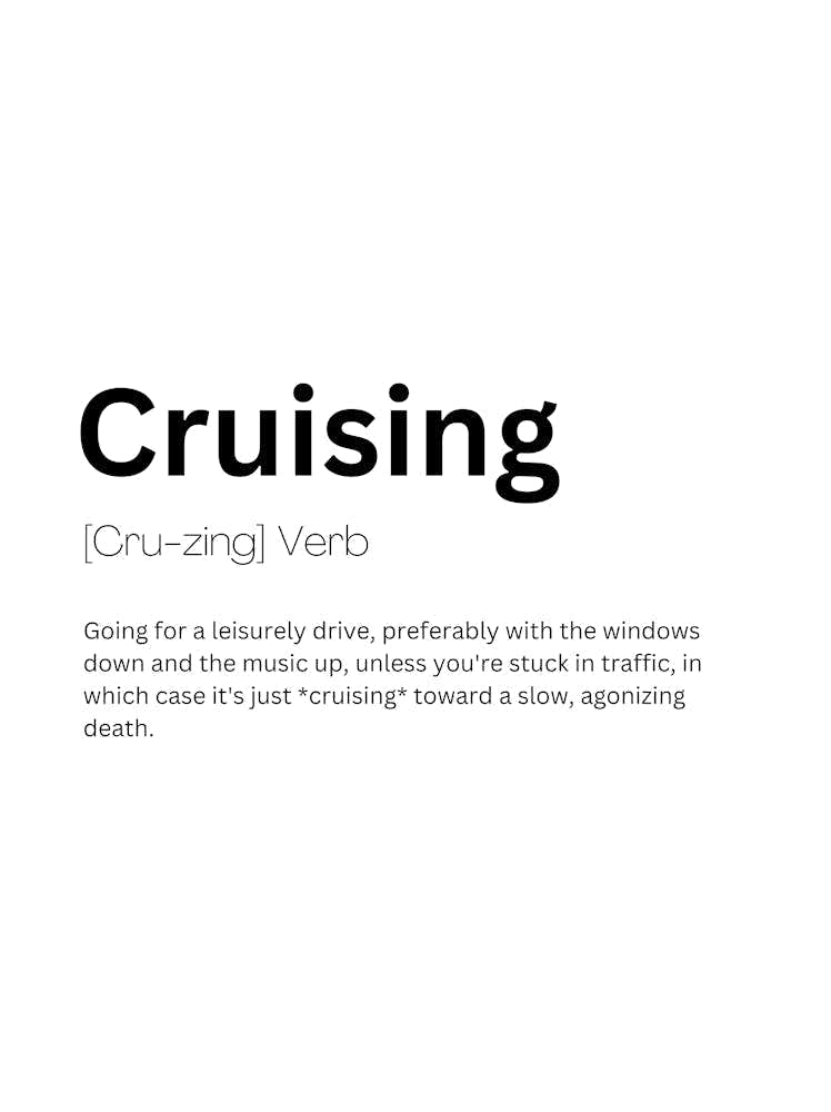 Cruising Definition Meaning
