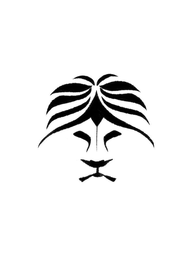 Abstract Lion