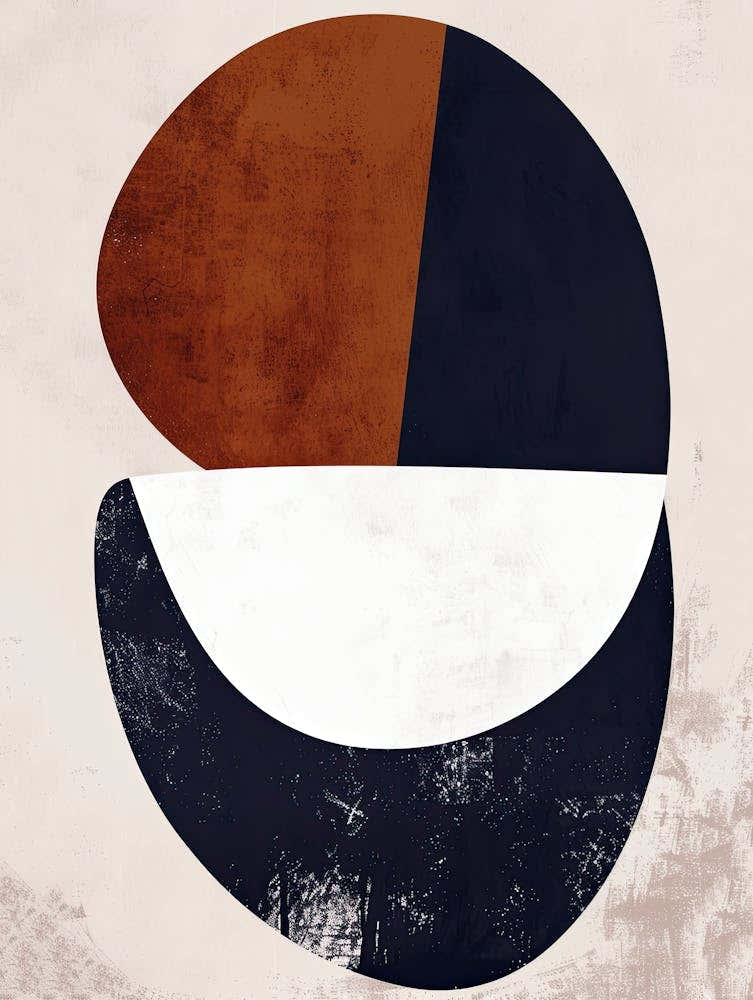 Textured Geometry Bauhaus Minimalist