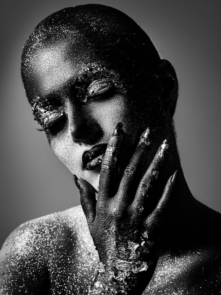 Black And White Portrait Of A Woman 21