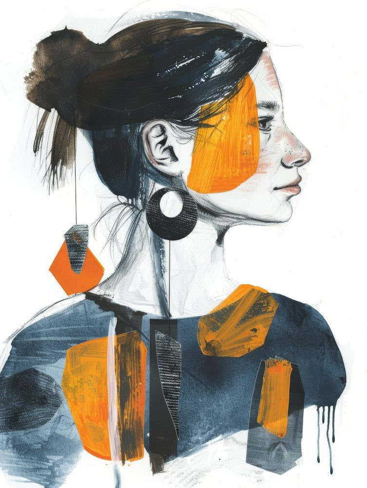 Abstract Portrait Of A Woman 47