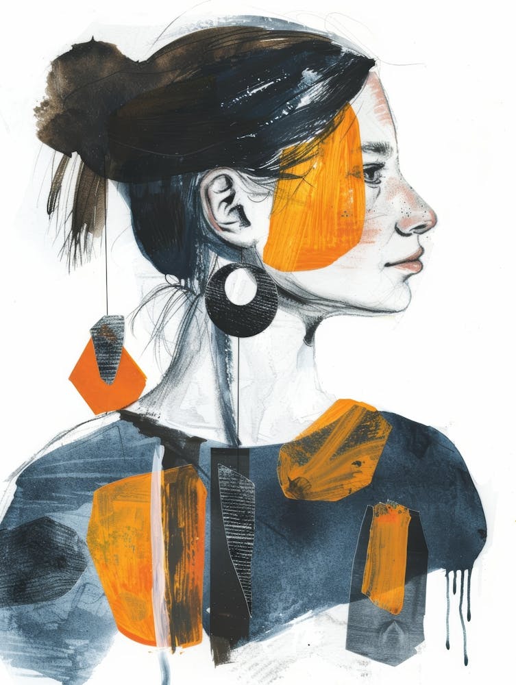 Abstract Portrait Of A Woman 47