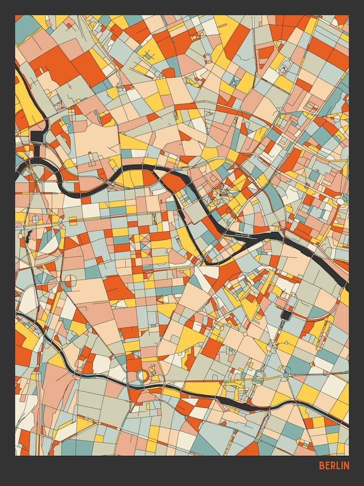 Berlin Germany Central Map