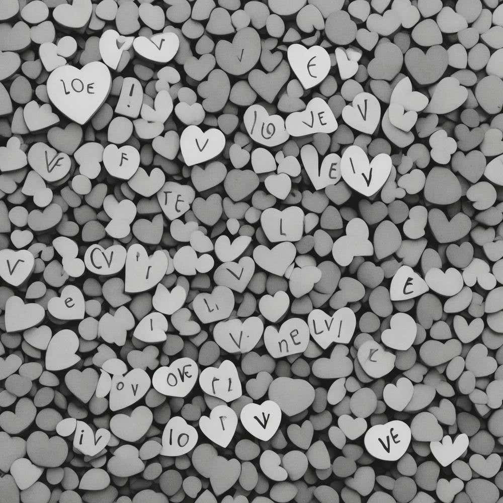 Heart Shaped Letters