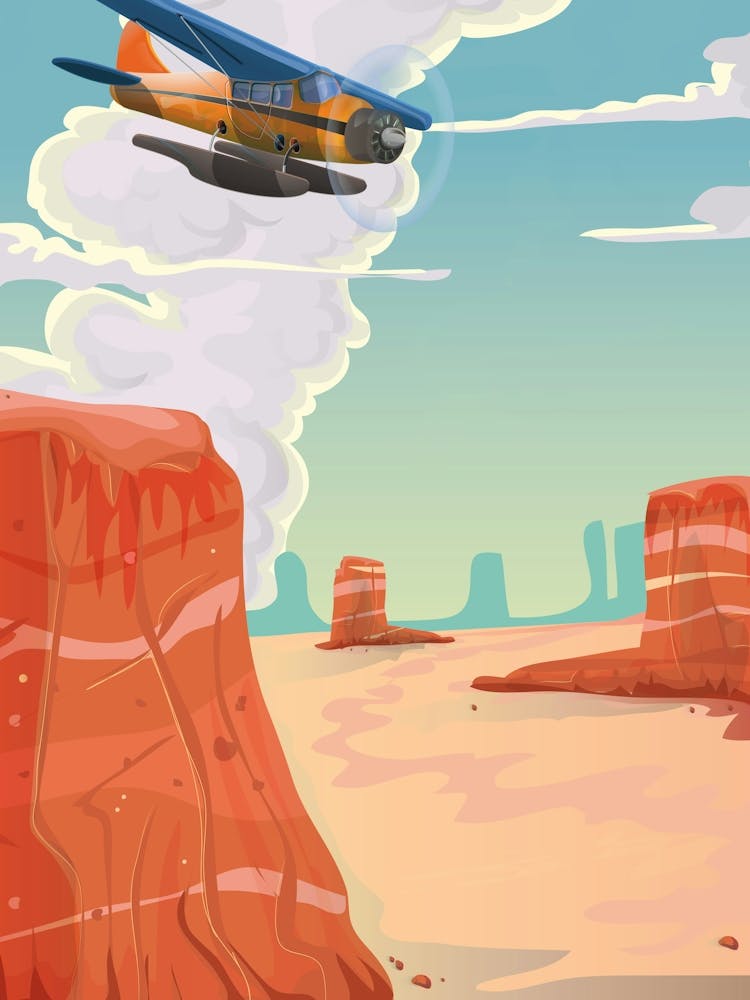 Airplane In The Desert