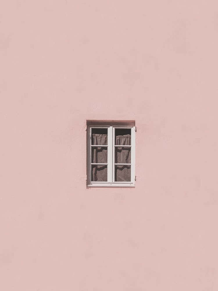 Pink Window Print
