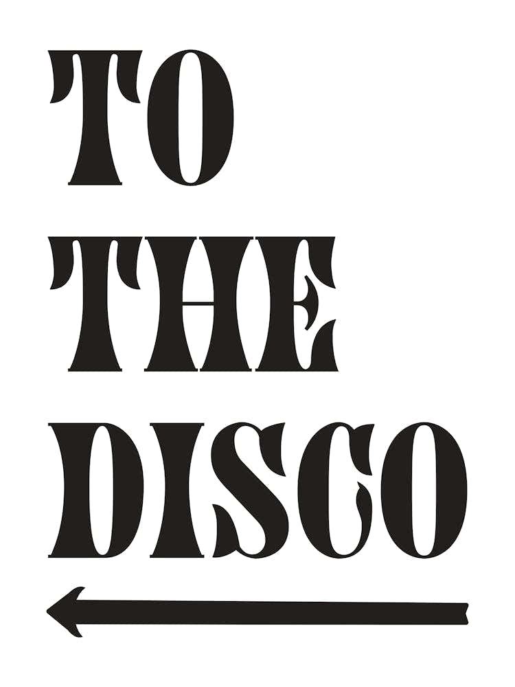To The Disco Black And White 1