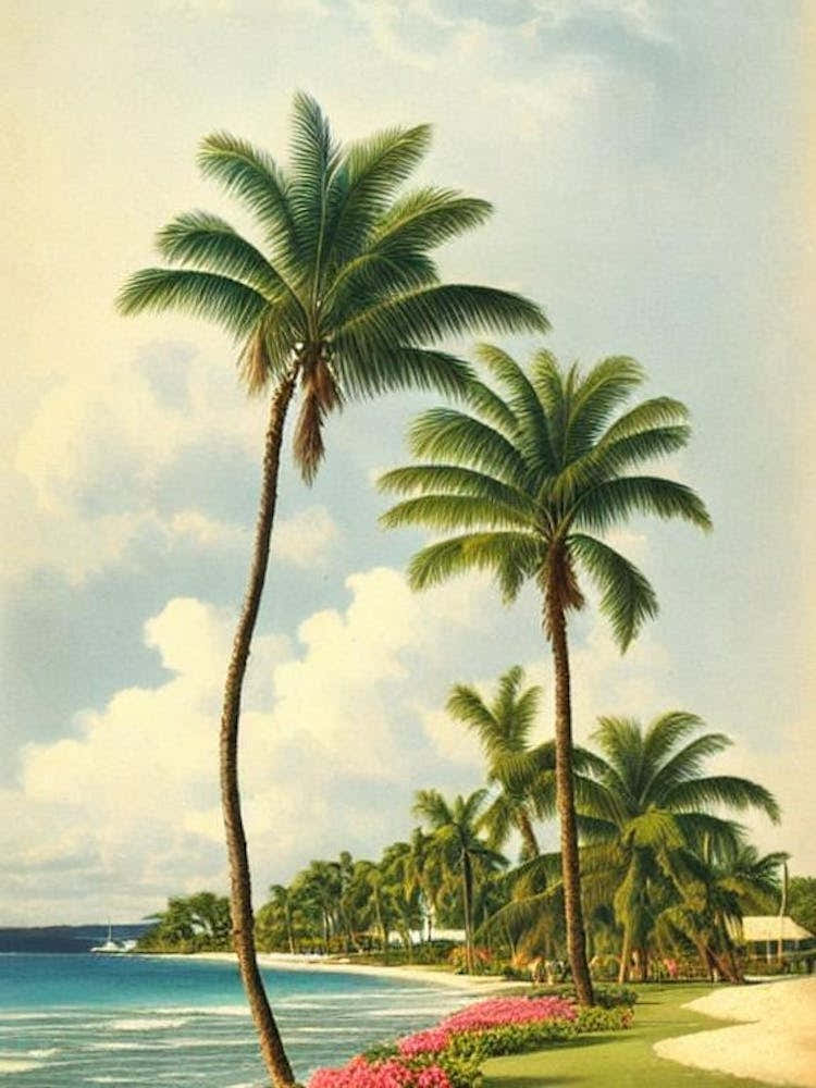 West End Bay Anguilla Vintage