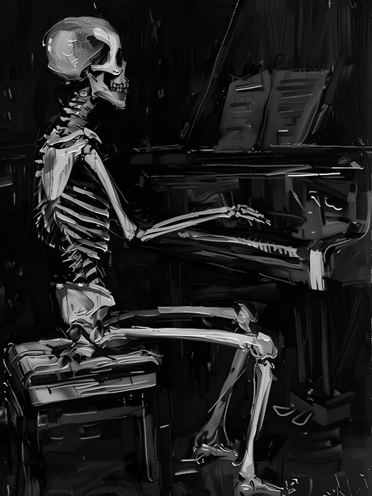 Skeleton Piano