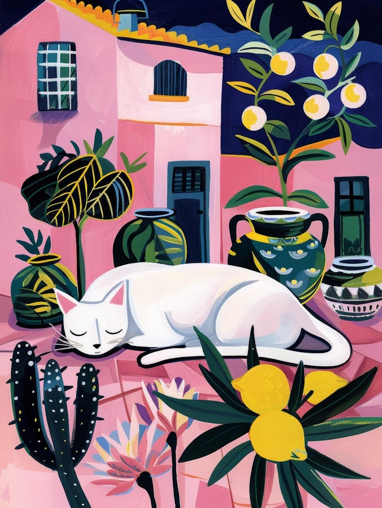 Cat In The Garden 9