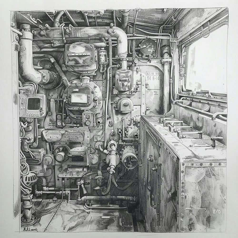 Ship'S Engine Room