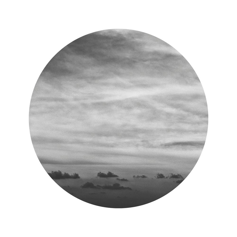 Monochrome Moody Clouds Square