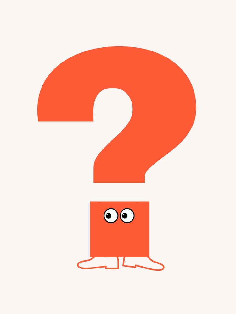 Alphabet Poster Question Mark