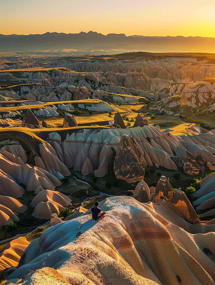 Sunset In Cappadocia