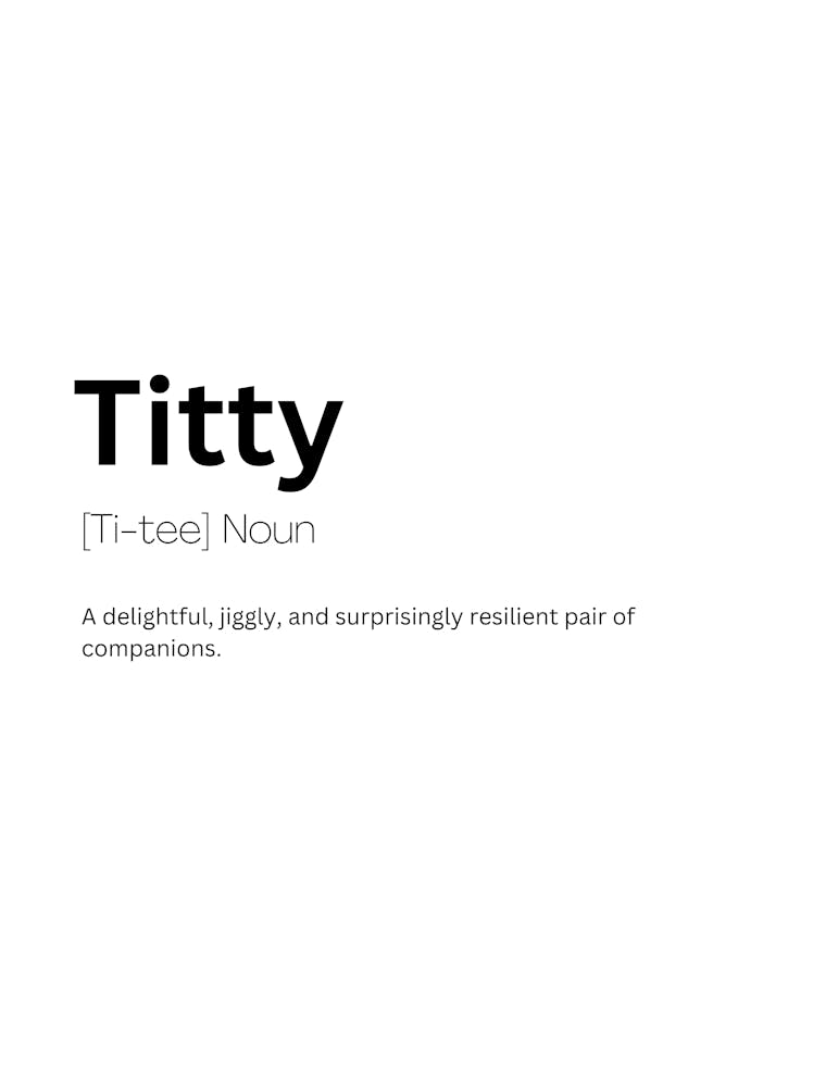 Titty Definition Meaning