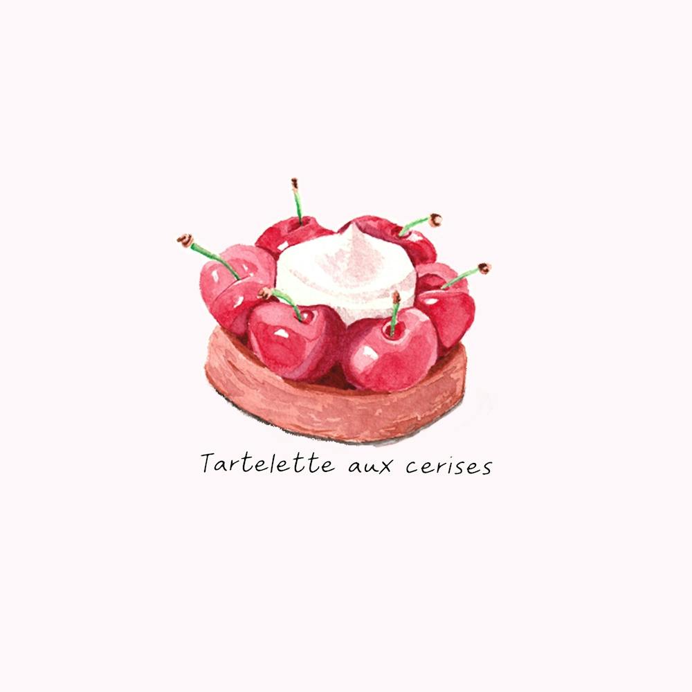 Cherry Tart Square