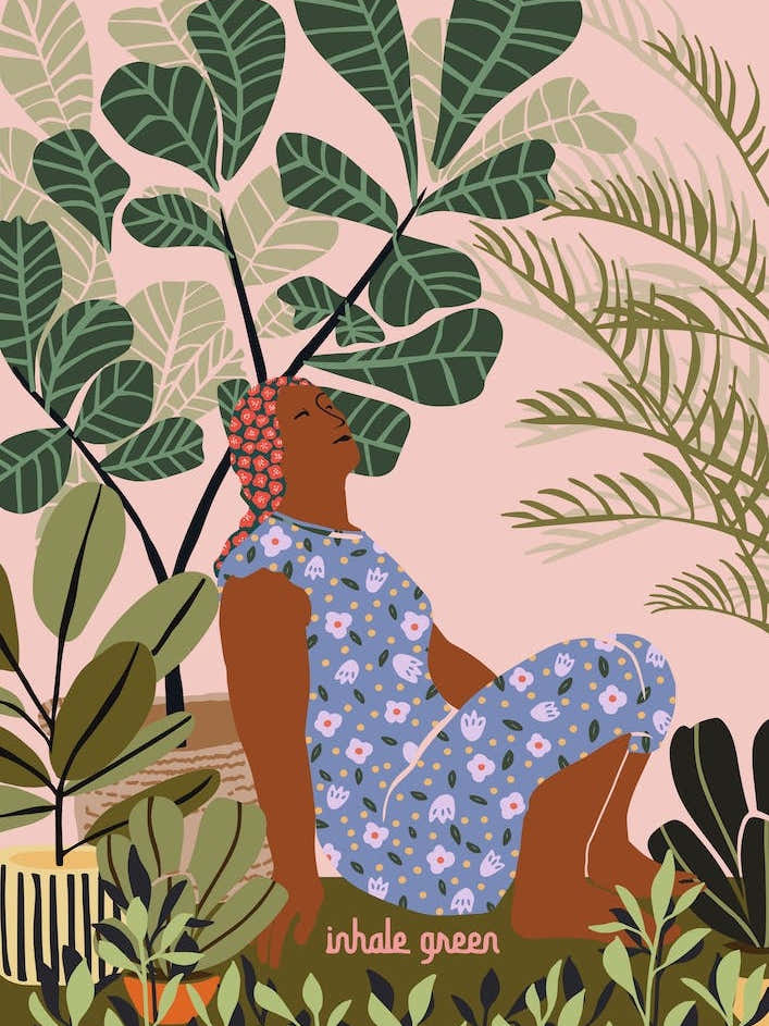 Inhale Green  Privat Jungle At Home