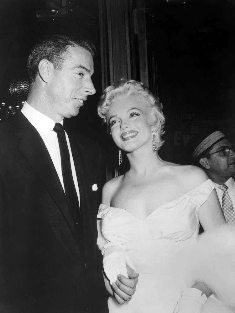 American Baseball Player Joe Dimaggio And His Ex Wife Marilyn Monroe