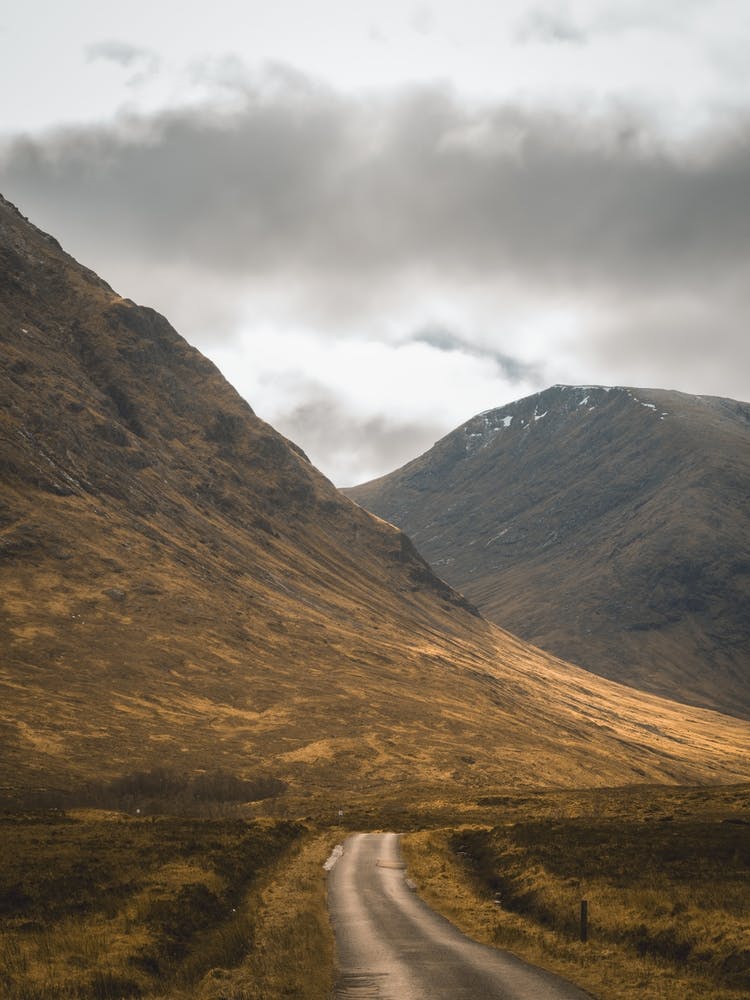 Empty Road In Scotland 2
