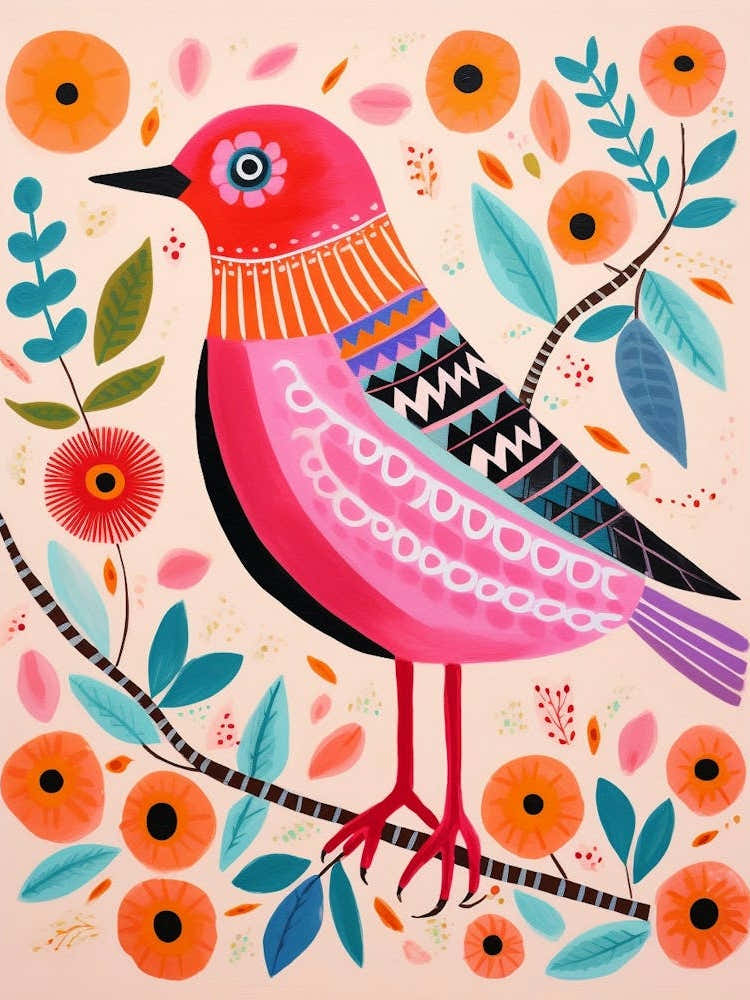 Pink Scandi Dipper 1