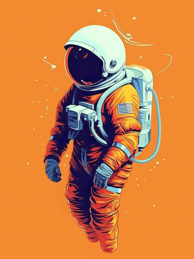 Orange Astronaut