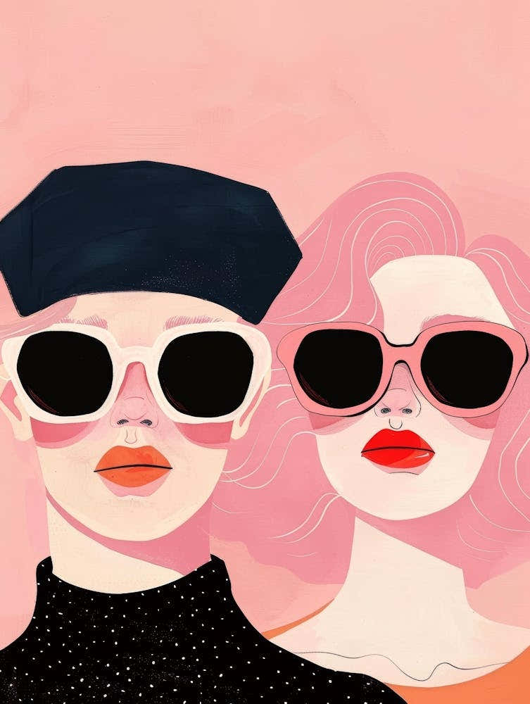 Two Women In Sunglasses 16