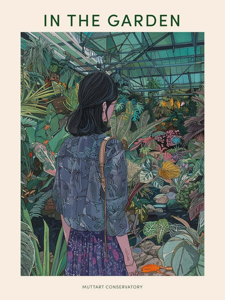In The Garden Poster Muttart Conservatory Canada 1