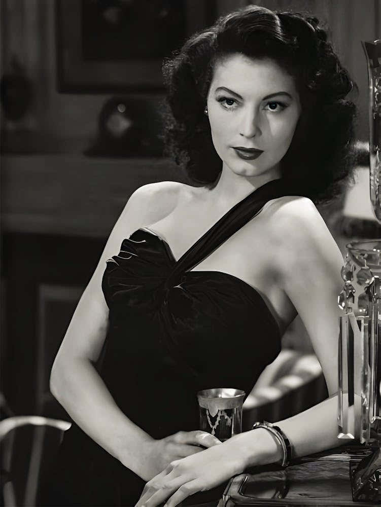 Actress Ava Gardner In A Scene From The Movie The Killers