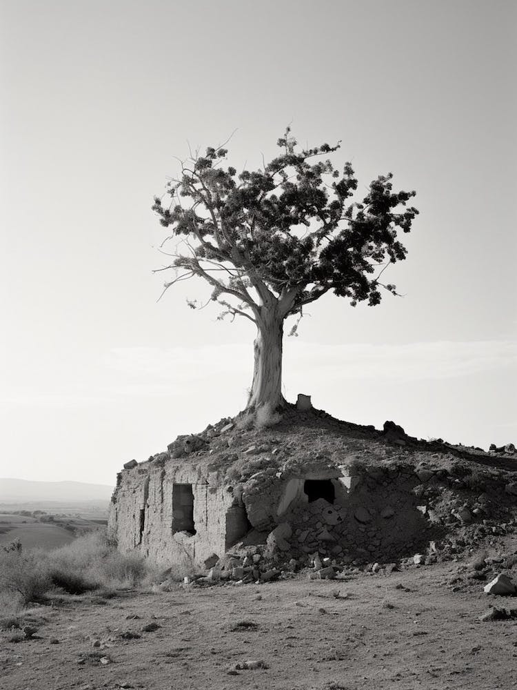 Agrigento, Italy, Black And White Photography 2
