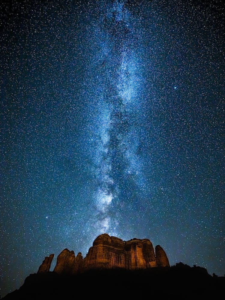 Milky Way Galaxy Night Sky Sedona Arizona