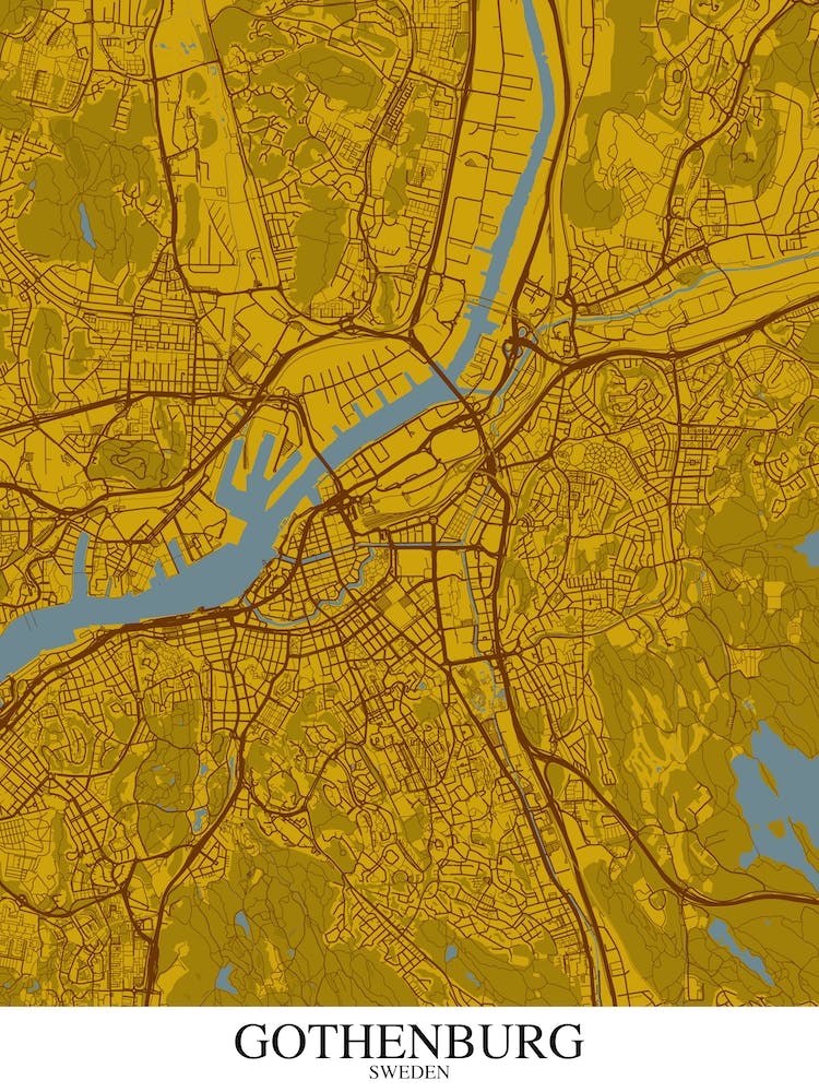 Gothenburg Yellow Blue