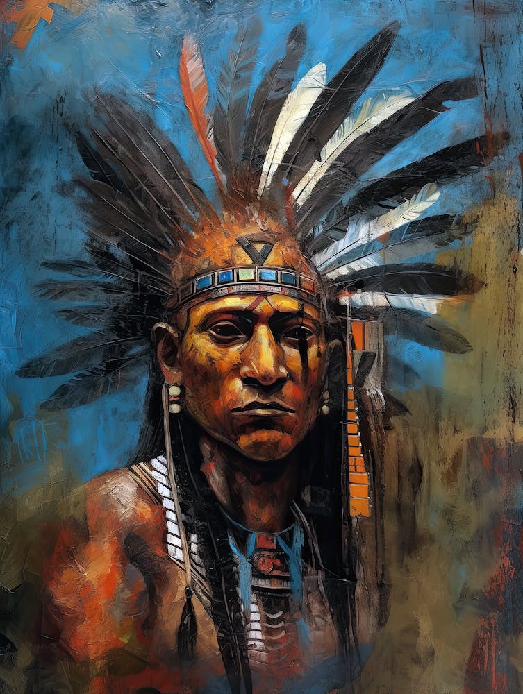 Tribal Reverie: Painting the Soul of Native American Culture
