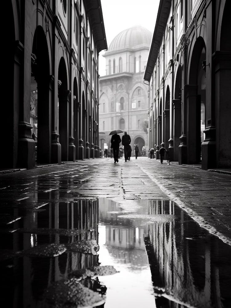 Bologna, Italy,  Black And White Analogue Photography  2