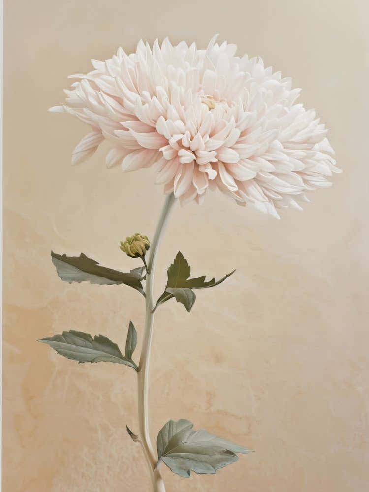 Floral Art 0006 Flower Single 0004 Fine Flowers 0000 Bp6586 An Of A Aster Flower In The Style Of Petrina 4b08c