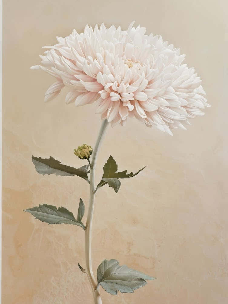 Floral Art 0006 Flower Single 0004 Fine Flowers 0000 Bp6586 An Of A Aster Flower In The Style Of Petrina 4b08c