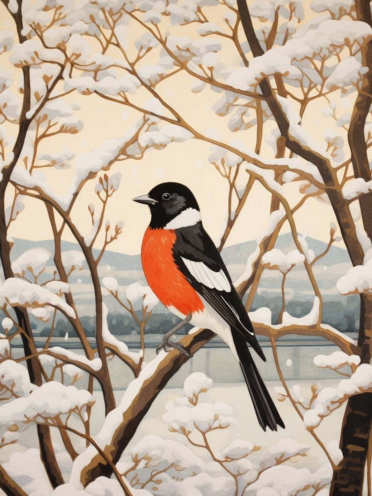 Bird Illustration Magpie 4