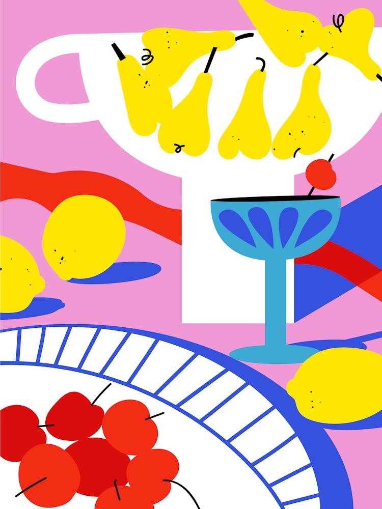 Pears And Cherries