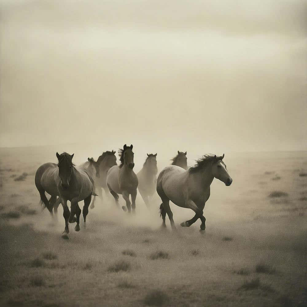 Horses wild and free