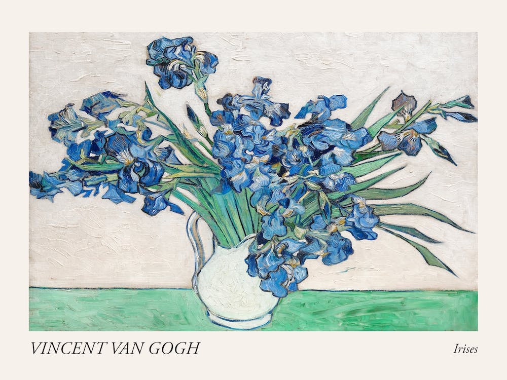 Irises, Vincent Van Gogh Art Poster