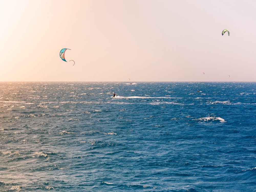 Windsurfers Sailing In The Red Sea 5
