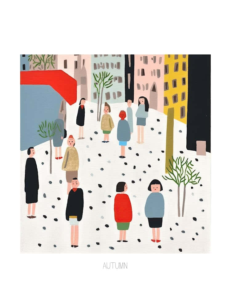 The Seasons Illustration Autumn