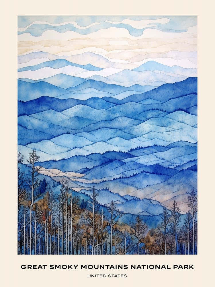 Great Smoky Mountains National Park United States 1 Poster
